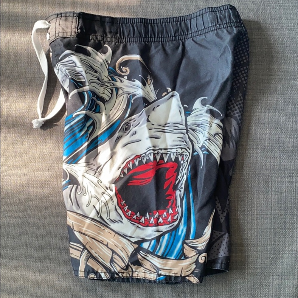 Shark Swim Trunks Old Navy - XS (5)